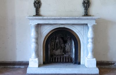 Kasteel te koop Mielno, Groot-Polen, Open haard