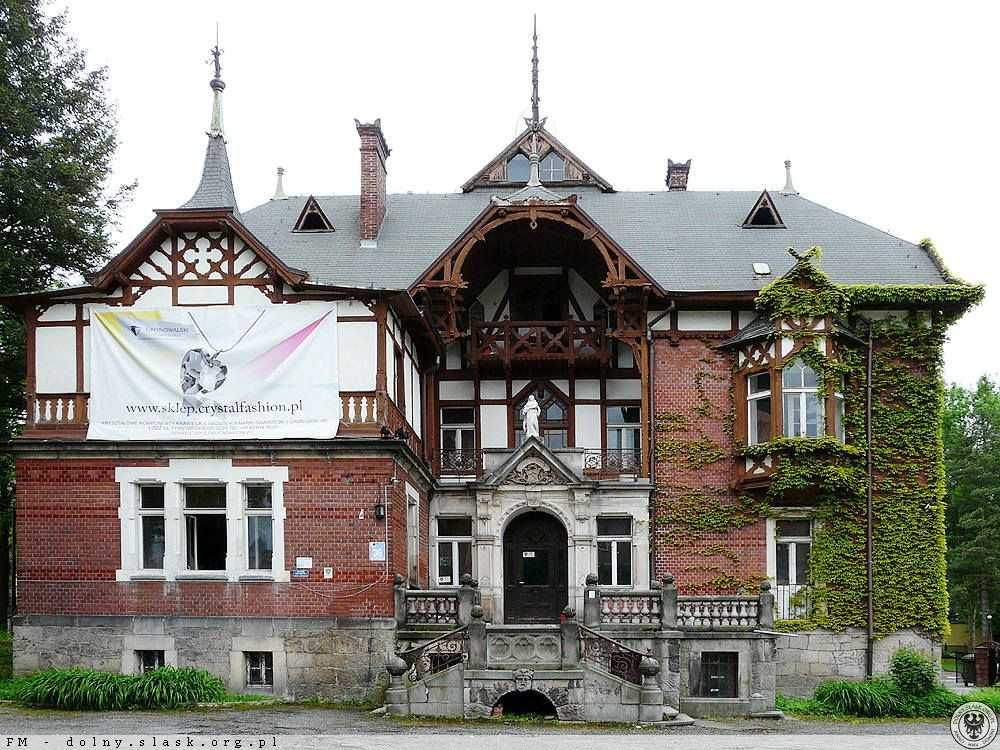 Villa historique à vendre Kudowa-Zdrój, Zdrojowa 36, Basse-Silésie:  Vue frontale