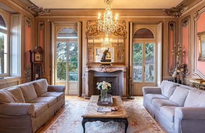 Villa historique à vendre Cannobio, Piémont:  Salle de séjour