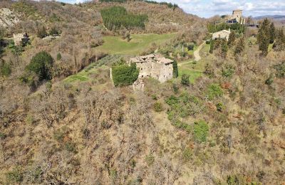 Château médiéval à vendre 06026 Pietralunga, Ombrie:  Terrain