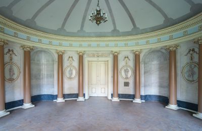 Kasteel te koop Bożków, Palac Wilelma von Magnis 1, Neder-Silezië, Ovale zaal