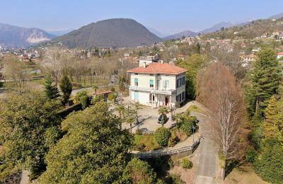 Historische villa te koop Verbania, Piemonte, Dronefoto