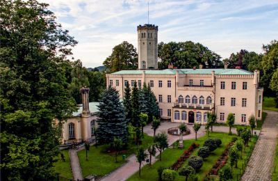 Kasteel te koop Mysłakowice, Sulkowskiego 2, Neder-Silezië,, Dronefoto