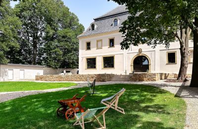 Landhuis te koop Sędzisław, Dwór w Sędzisławiu, Neder-Silezië, Achteraanzicht