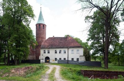 Château médiéval à vendre Karłowice, Zamek w Karłowicach, Voïvodie d'Opole:  Vue frontale