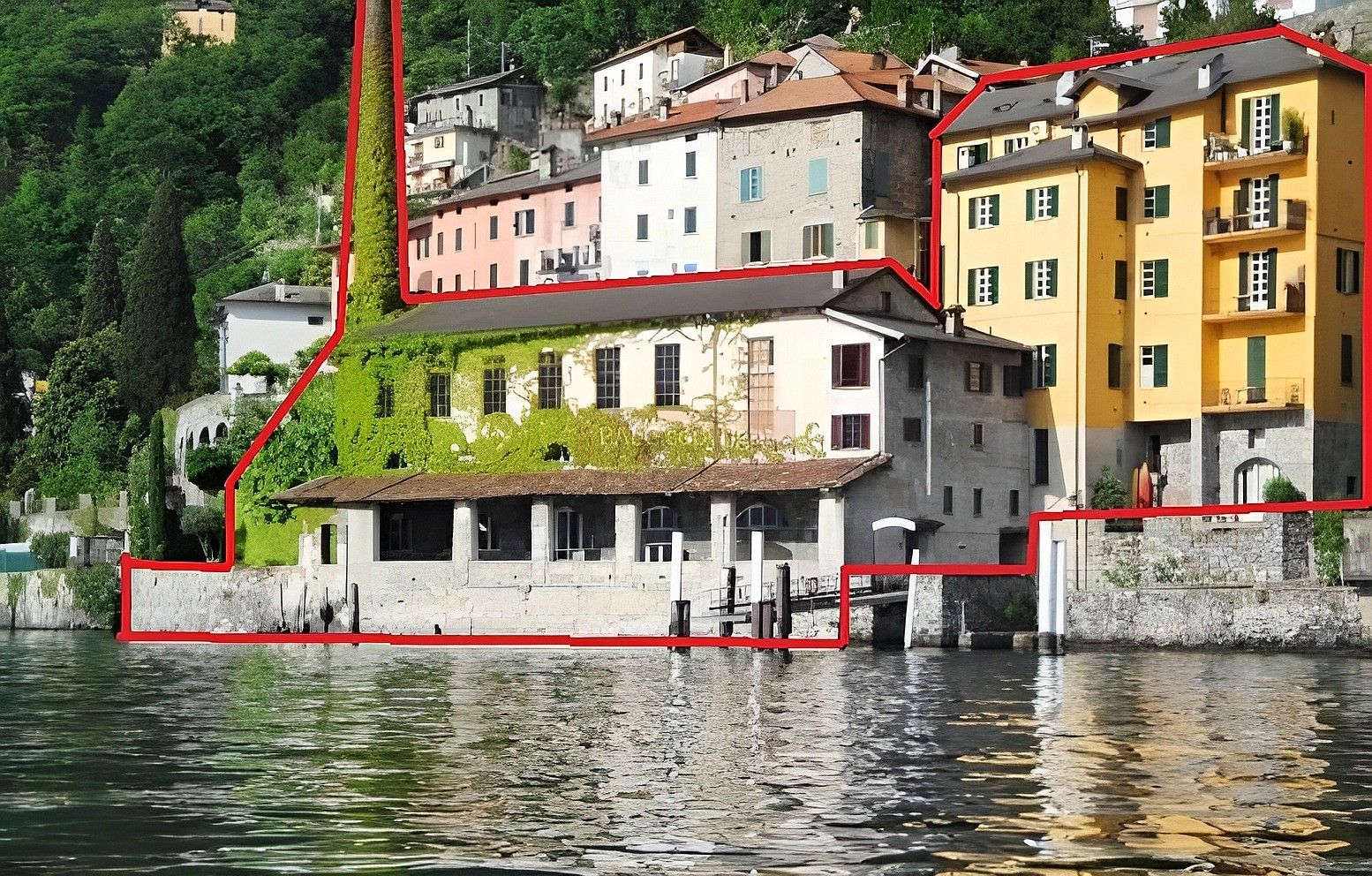 Images Uniek pand aan het Comomeer: Ooit een spinnerij met moderne appartementen