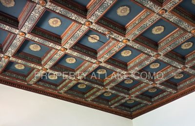 Villa historique à vendre Torno, Lombardie:  Coffered Ceiling