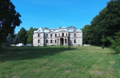 Kasteel te koop Więsławice, Koejavië-Pommeren, Vooraanzicht