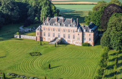 Kasteel te koop Gisors, Normandie, Dronefoto