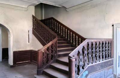 Kasteel te koop Dobrocin, Pałac w Dobrocinie, Ermland-Mazurië, Trappenhuis