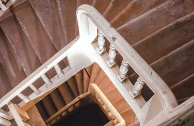Manoir à vendre Virķēni, Vidzeme, Escalier secondaire