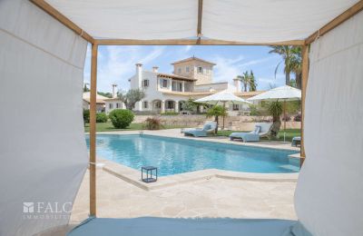 Landelijk pand te koop Cas Concos des Cavaller, Balearen, Überdachte Sonnenterrasse