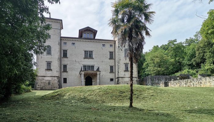 Kasteelgoed in Friuli-Venezia Giulia met wijngaarden en uitbreidingsmogelijkheden