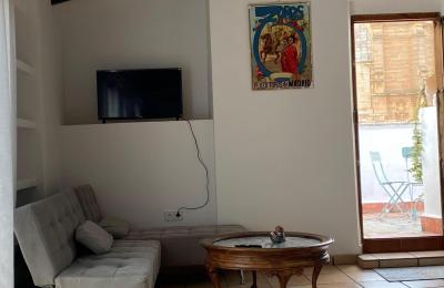 Hôtel particulier à vendre Chinchilla de Monte-Aragón, Calle Doctor Daudén  2, Castille-La Manche, Attic livingroom and terrace