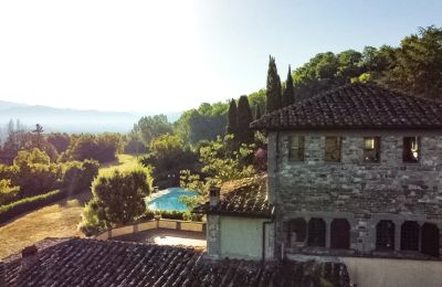 Château médiéval à vendre Vicchio, Toscane, Vue