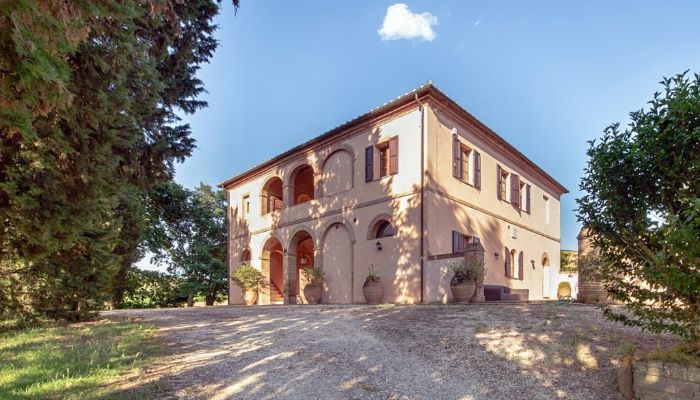 Historische villa te koop Torrenieri, Toscane,  Italië