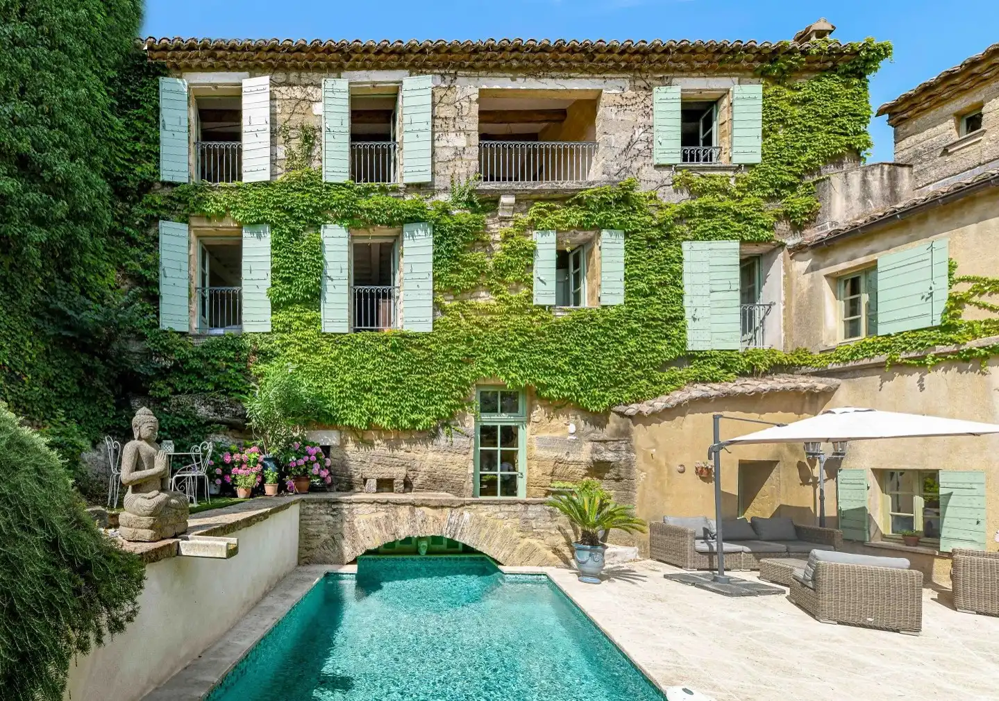 Photos Bürgerliche Residenz bei Uzès aus dem 16. und 19. Jahrhundert mit Garten und Pool