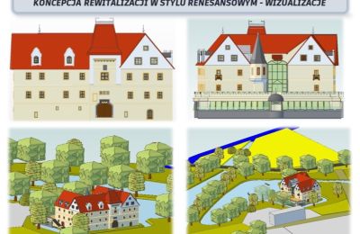 Kasteel te koop Komorowice, Wrocławska 27, Neder-Silezië, Visualisatie