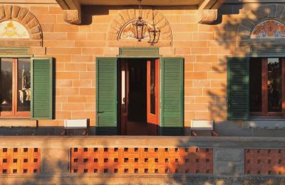 Historische villa te koop Loro Ciuffenna, Toscane, Terras