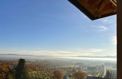 Historische villa te koop Loro Ciuffenna, Toscane, Uitzicht 