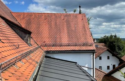 Kasteel te koop 84375 Kirchdorf am Inn, Hofmarkstraße 2, Bayern, Blick vom Turmzimmerchen auf das Kupferdach (evtl. Dachterrasse?)