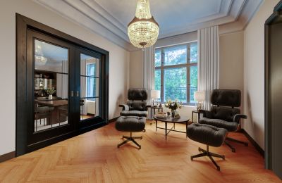 Historische villa te koop Berlin, Ernst-Ring-Straße 2, Berlijn, Bibliotheek