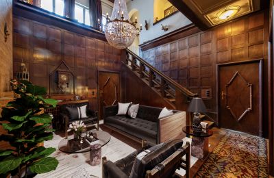 Historische villa te koop Berlin, Ernst-Ring-Straße 2, Berlijn, Kaminzimmer I Galerie 