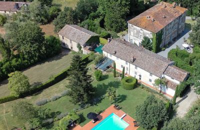 Historische villa te koop Capannori, Toscane, Dronefoto