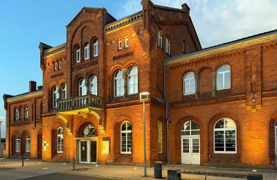 Historisch huis te koop 49356 Diepholz, Am Bahnhof  1, Nedersaksen, Ansicht Stadtseite mit Beleuchtung