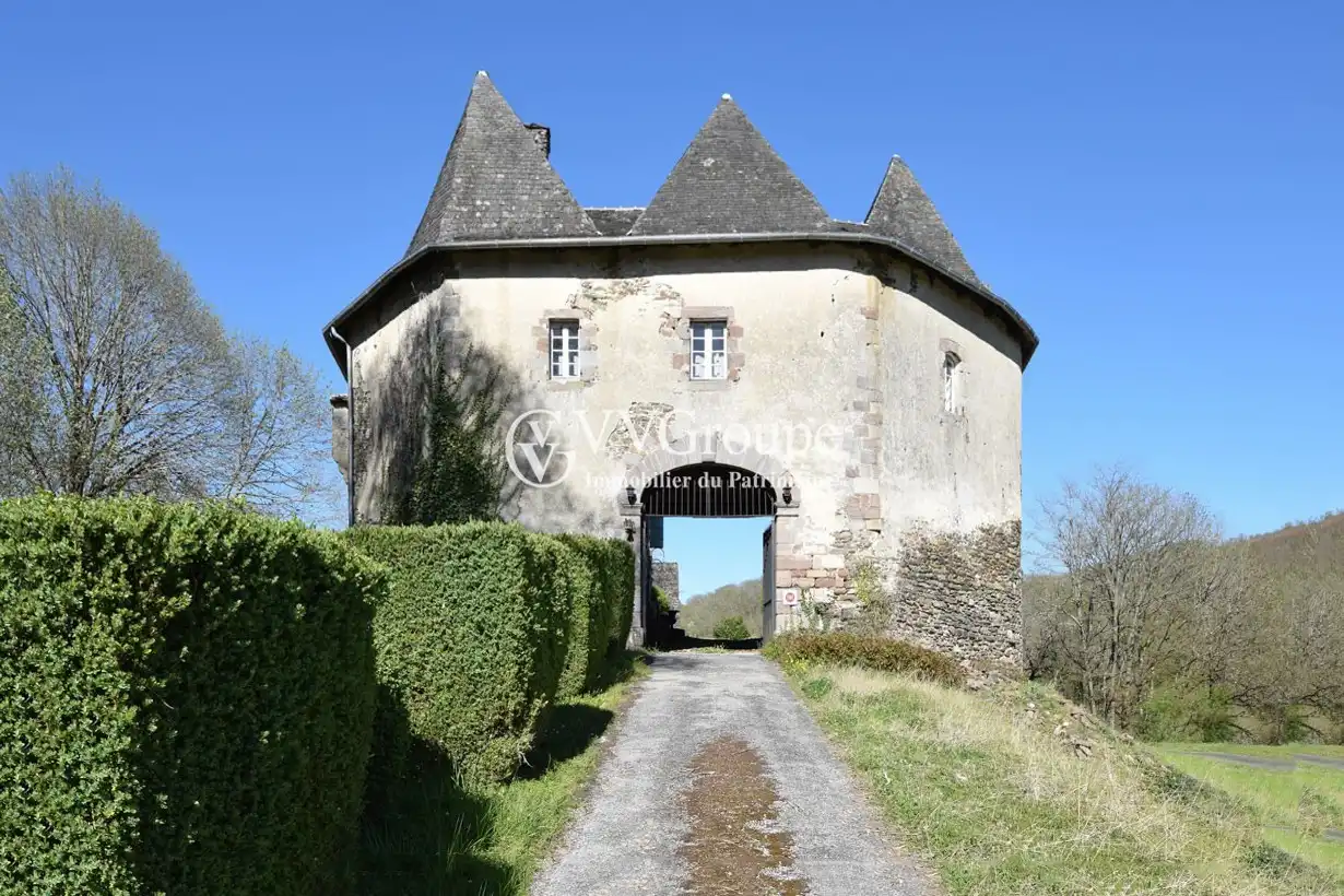 Photos Château médiéval inscrit MH avec tour, donjon sur 7,11 hectares- Corrèze