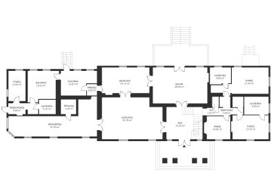 Propriété Strzegocin, Plan d'étage 1