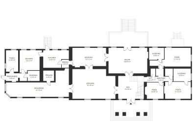 Propriété Strzegocin, Plan d'étage 1