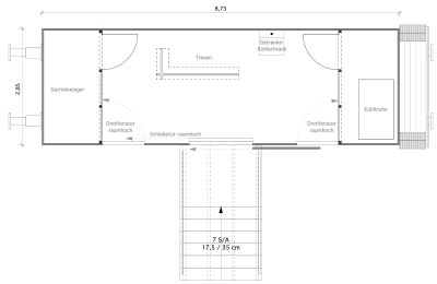 Historisch huis te koop 15324 Groß Neuendorf, Hafenstraße 1A, Brandenburg, Grundriss Barwaggon