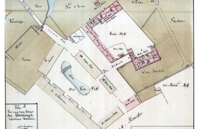 Château médiéval à vendre 16259 Bad Freienwalde (Oder), Brandebourg, Lageplan von 1795