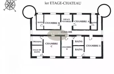 Vastgoed La Roche-Posay, Plan d'étage 2