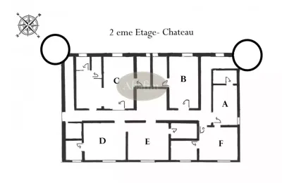Vastgoed La Roche-Posay, Plan d'étage 3
