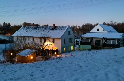 Historisch huis te koop 07907 Schleiz, Thüringen, Winteridylle Terrasse