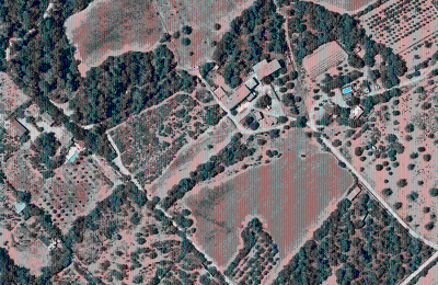 Propriété historique à vendre Porreres, Îles Baléares, Luftaufnahme 