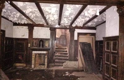 Kasteel te koop Łęg, Groot-Polen, Ingangshal
