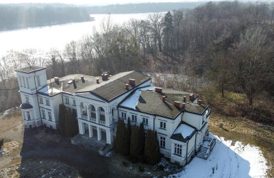 Kasteel te koop Lubstów, Pałac w Lubstowie, Groot-Polen, Dronefoto