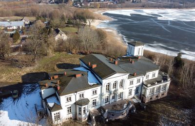 Kasteel te koop Lubstów, Pałac w Lubstowie, Groot-Polen, Dronefoto