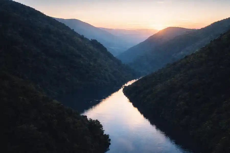 Paysage de la Ribeira Sacra en Galice