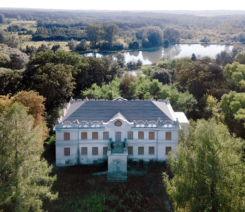 Neorenaissance-Palast im Süden von Warschau, Mazovie