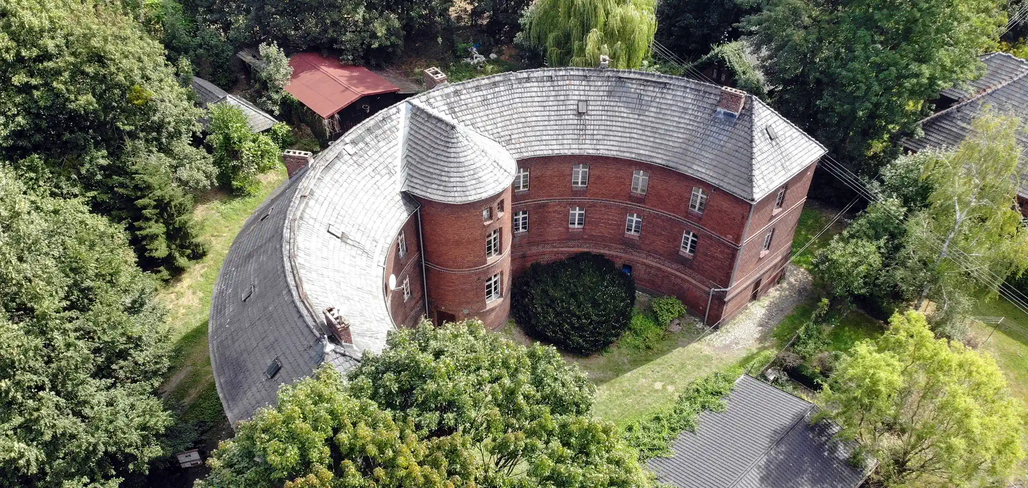 Ouvrage fortifié historique sur l’île d’Ostrówek, Pologne