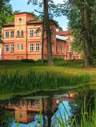 Manoir dans le nord de la Lettonie