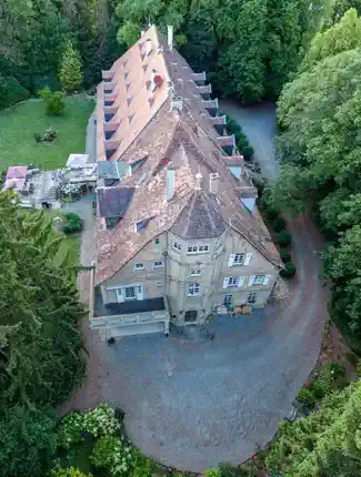 Château baroque dans le Bade-Wurtemberg, Allemagne