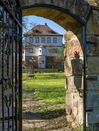 Kasteel Schloss Lindach bij Stuttgart